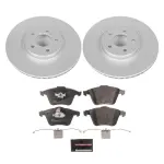ESK5430 - : Genuine Geomet Coated Rotors, ECE-R90 Brake Pads + Hardware Kit for PowerStop Image