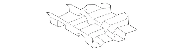 2386180800 - Substructure: Mounting Plate for Mercedes-Benz: C43 AMG, C63 AMG, C63 AMG S, E400, E450, E53 AMG, GLE350, GLE580 Image image