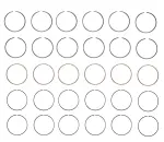 S94216STD - : Engine Piston Ring Set for Enginetech Image