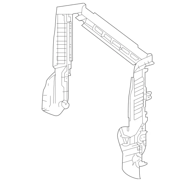 2135006900 - Radiator: Air Duct Segment for Mercedes-Benz: CLS53 AMG, E53 AMG Image image