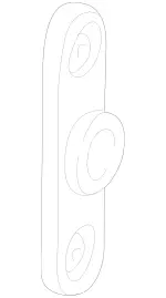 4607400614 - Rear-End Door: Holder for Mercedes-Benz Image