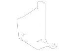 16469088257E94 - Body: Cowl Trim for Mercedes-Benz: GL 320, GL 350, GL 450, GL 550, ML 320, ML 350, ML 450, ML 500, ML 550, ML 63 AMG&amp;reg; Image image