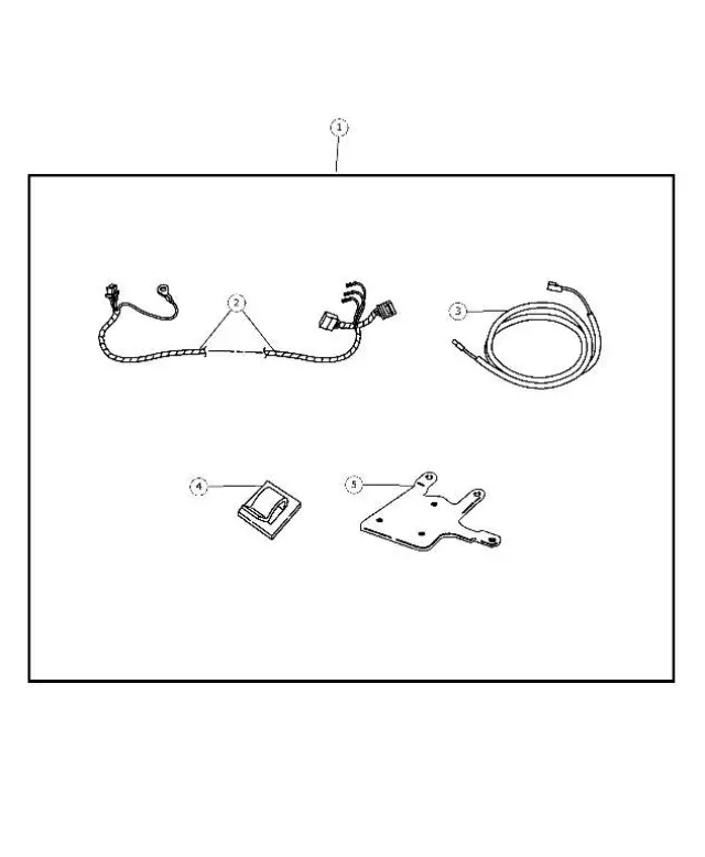 82210436 - : Satelite Receiver Install Kit for Mopar Image