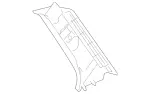 21169009257F85 - Body: Upper Quarter Trim for Mercedes-Benz Image