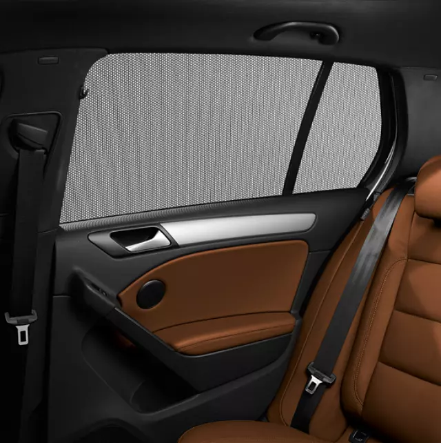 5K4064363 - Interior: Sun Shade Pop In For Rear Side Windows (4-Door for Volkswagen: Golf, GTI Image