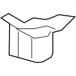 7L7Z4031010AC - Body: Rear Trim for Lincoln: Navigator Image