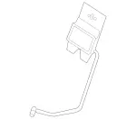 2159100175 - Driver Seat: Upholstery Insert for Mercedes-Benz Image