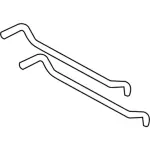 3W4Z3A717AA - Steering: Tube for Ford Image