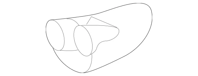 2084900527 - Exhaust: Tail Pipe Extension for Mercedes-Benz Image