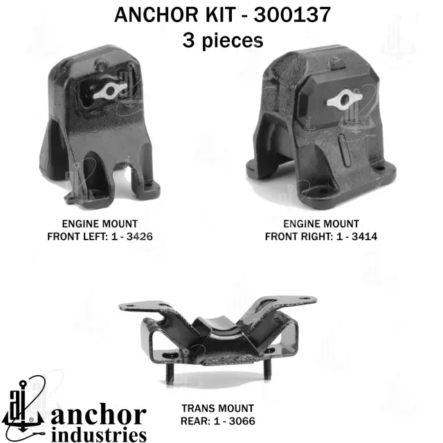 300137 - : Anchor Engine Mount Kit for Anchor Image
