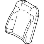 FG1Z5464417DA - Body: Seat Back Cover for Ford: Taurus Image