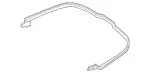 2077500398 - Trunk Lid: Sealing Frame for Mercedes-Benz Image