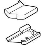 JL1Z16A454BA - : Front Cap for Ford: Expedition Image