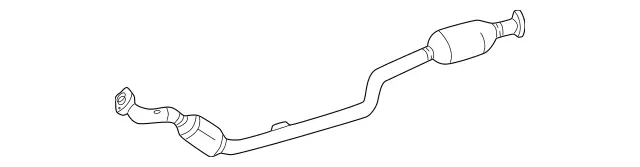 2204900419 - : Exchange Exhaust Pipe for Mercedes-Benz Image