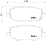 355014381 - : Disc Brake Pad Set for Hella Pagid Image