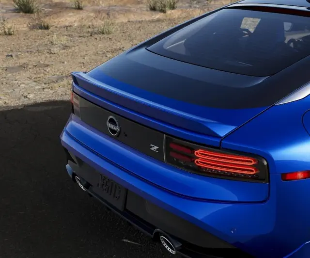 K60306GP7A - : Rear Spoiler - XJR Seiran Blue Metallic Two-tone for Nissan: Z Image