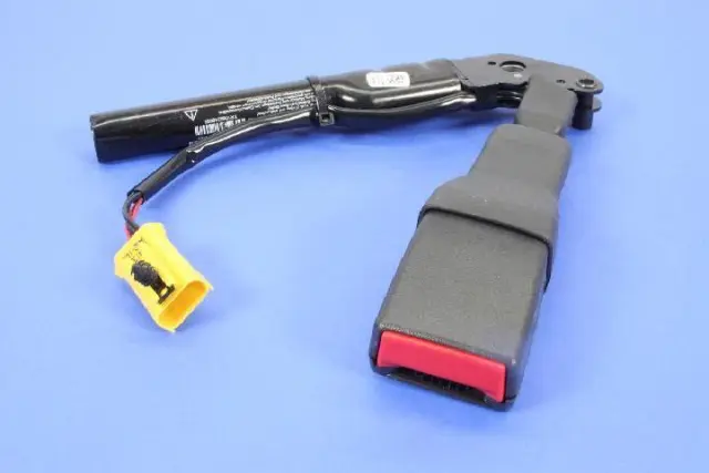 Power Height Adjuster Seat Belt Buckle - Mopar (1DF311DVAD)