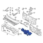 LJ8Z5801588D - Body: Insulator for Ford: Mustang Mach-E Image