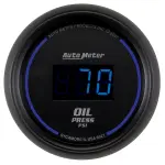 6927 - : GAUGE, OIL PRESSURE, 2 1/16", 100PSI, DIGITAL, BLACK DIAL W/ BLUE LED for AutoMeter Image