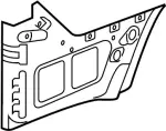 G81161MAMA - : Extension Panel for INFINITI: M35h, M37, M56, Q70, Q70L Image