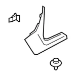 KB3Z2102345AA - Body: Cowl Kick Panel for Ford Image