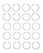 S75414STD - : Engine Piston Ring Set for Enginetech Image