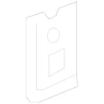 19915070 - Exhaust System: Clamp for Mercedes-Benz: 300C, 300CD, 350SD, C300, C43 AMG, C63 AMG, C63 AMG S, C63 AMG S E Performance, CLE300, CLE450, CLE53 AMG, CLS400, CLS550, CLS63 AMG, CLS63 AMG S, E250, E320, E350, E400, E450, E53 AMG, E550, E63 AMG, E63 AMG S, GLE350, GLE450, GLE450e, GLS450, Maybach S580, Maybach S680, S500, S580, S580e, S63 AMG E Performance Image