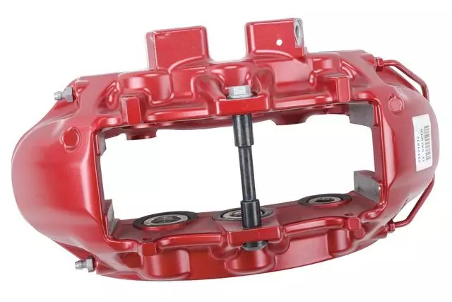 Red Front Driver Side Disc Brake Caliper Assembly - GM (23121832)