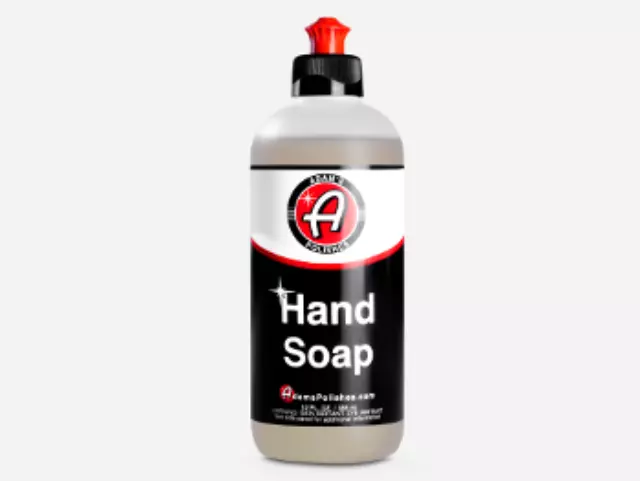 19420389 - Unclassified: 12-oz Hand Soap by Adam's Polishes for Buick: Cascada, Enclave, Encore, Encore GX, Envision, Envista, LaCrosse, Regal, Regal Sportback, Regal TourX, Verano | Cadillac: ATS, CT4, CT5, CT6, CTS, ELR, Escalade, Escalade ESV, LYRIQ, SRX, XT4, XT5, XT6, XTS | Chevrolet: Blazer, Blazer EV, Bolt EUV, Bolt EV, Camaro, Captiva Sport, City Express, Colorado, Cruze, Cruze Limited, Equinox, Express 1500, Express 2500, Express 3500, Express 4500, Impala, Malibu, Malibu Limited, Silverado 1500, Silverado 1500 LTD, Silverado 2500 HD, Silverado 3500 HD, Silverado EV, Sonic, Spark, Spark EV, SS, Suburban, Suburban 1500, Suburban 3500 HD, Tahoe, Trailblazer, Traverse, Trax, Volt | GMC: Acadia, Acadia Limited, Canyon, Savana 1500, Savana 2500, Savana 3500, Savana 4500, Sierra 1500, Sierra 1500 Limited, Sierra 2500 HD, Sierra 3500 HD, Terrain, Yukon, Yukon XL, Yukon XL 1500 Image