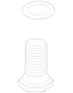 2104700106 - : Parts Kit, Fuel Strainer for Mercedes-Benz: CL500, CL55 AMG, E420, E430, G55 AMG, S430, S55 AMG, SL500, SL550, SL600, SLK230, SLK320 Image