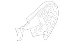 16791008018Q96 - Body: Reinforcement for Mercedes-Benz Image