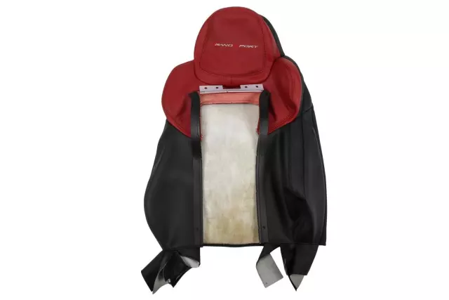 Part# 19250734 Ebony and Cobalt Red Driver Seat Back Cover - GM (19250734)