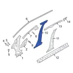 LJ6Z7824301A - Body: Inner Center Pillar for Ford: Escape Image