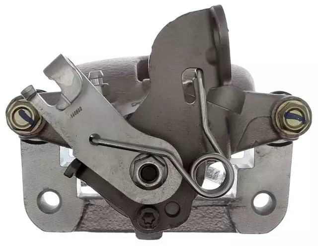 Rear Passenger Side Disc Brake Caliper Assembly with Ceramic Pads (Loaded Coated), Remanufactured - GM (19360716)