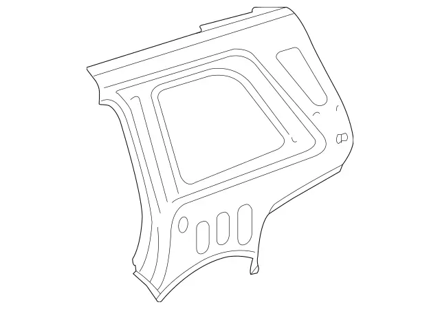 1646301513 - Body: Upper Pillar Reinforced for Mercedes-Benz Image