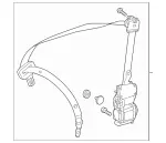 2128609285 - Driver Seat: Seat Belt for Mercedes-Benz Image