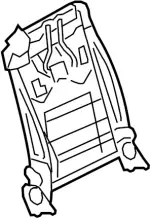 87601JJ77A - Body: Seat Back Frame for Infiniti Image image