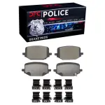 1911223101 - : DFC Police Brake Pads and Hardware Kit for DYNAMIC FRICTION Image