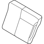 F1EZ5866601JB - : Seat Back Cover for Ford: Focus Image