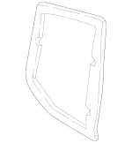 205826049164 - Electrical System: Seal, Lamp Housing for Mercedes-Benz: C43 AMG, C63 AMG, C63 AMG S Image