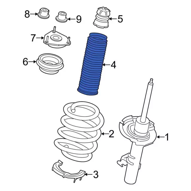 Dust Shield - Ford (KK2Z-18A047-B)
