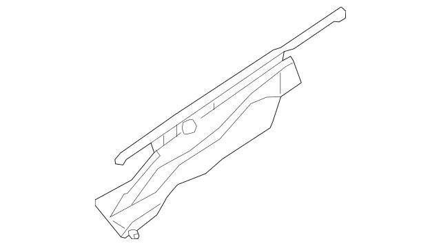 4638300855 - Body: Defroster Duct for Mercedes-Benz Image