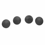 W711687S300 - : Outer Molding Pin for Ford: F-250 Super Duty, F-350 Super Duty, F-450 Super Duty, Fiesta, Mustang, Mustang Mach-E, Ranger | Lincoln: Continental Image