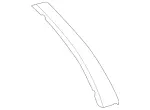 2106982889 - Body: Front Molding for Mercedes-Benz Image