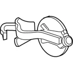 8R3Z63405A26A - Body: Fuel Door for Ford: Mustang Image