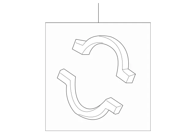 2304900041 - Exhaust System: Clamp for Mercedes-Benz: SL600, SL65 AMG Image image
