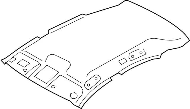 739101BB3B - Body: Headliner for INFINITI: EX37, QX50 Image