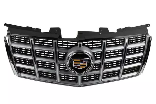 20995556 - : Front Upper Grille in Chrome with Crest and Wreath Logo for Cadillac: CTS Image