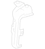 2316201314 - Cowl, Front Panel: Holder for Mercedes-Benz Image