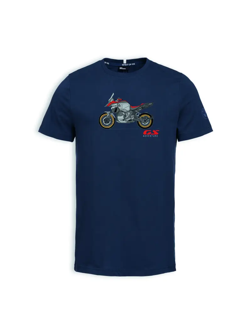 MENSTSHIRTGSADVENTURENIGHTBLUE2025 - : Mens GS Adventure T-Shirt - Night Blue for BMW-Motorrad Image